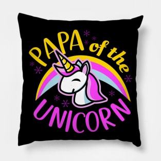 Papa Of The Unicorn Pillow