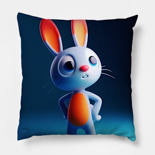 Animals, Insects and Birds - Bunny #61 Pillow