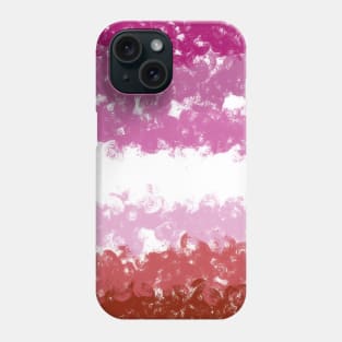 Lesbian Swirls Flag Design Phone Case