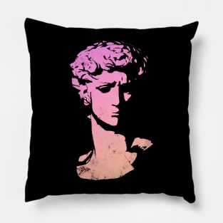 Greek Face Abstract - Cream Pillow