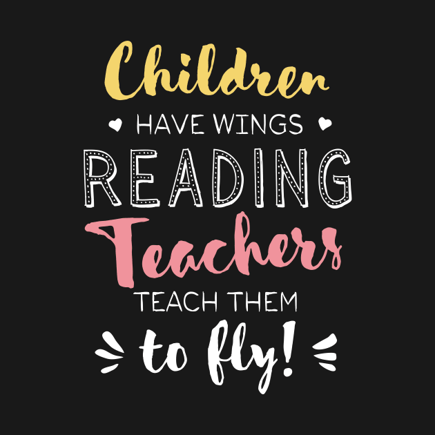Reading Teacher Gifts - Beautiful Wings Quote by BetterManufaktur