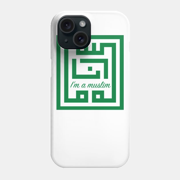 Ana Muslim - Im a Muslim Phone Case by mf4d