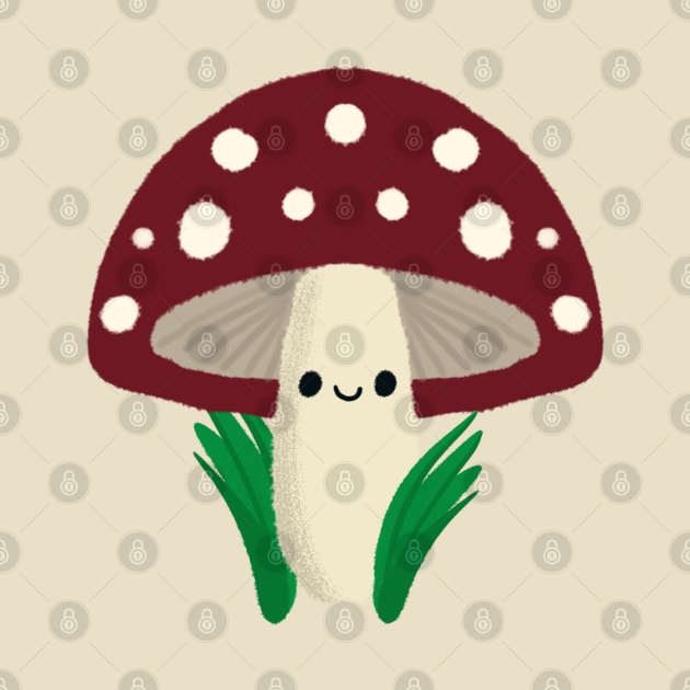 Happy Mr Mushroom by SafeTeeNet