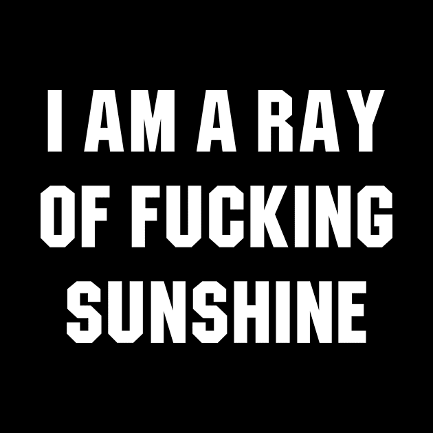 I Am a Ray of Fucking Sunshine by redsoldesign