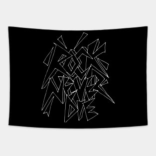 Rock never dies Tapestry