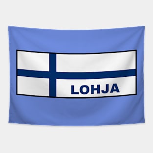 Lohja City in Finnish Flag Tapestry