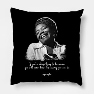 Maya-Angelou-Quotes Pillow