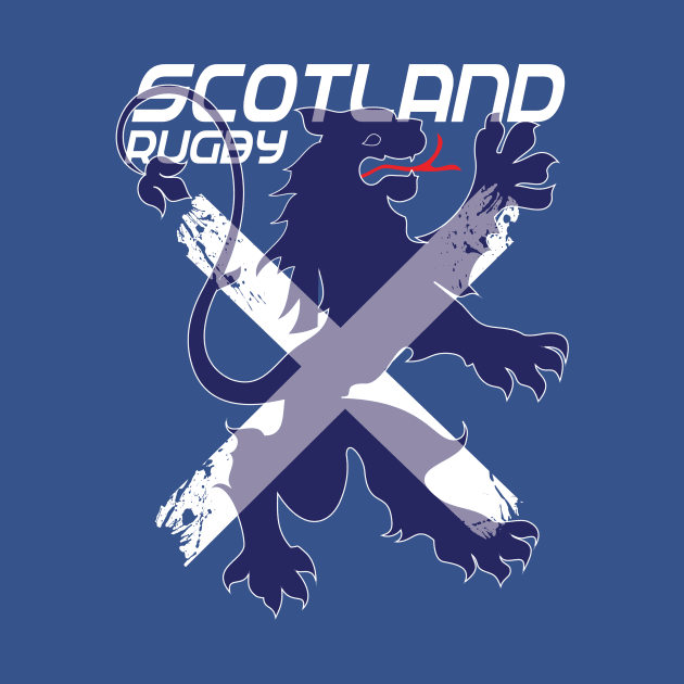 Scottish Rugby Rampant Lion Flag Fan Memorabilia by CGD