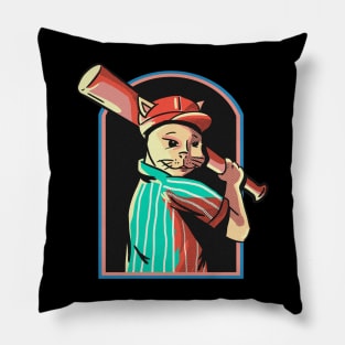 Baseball The Cat Pillow