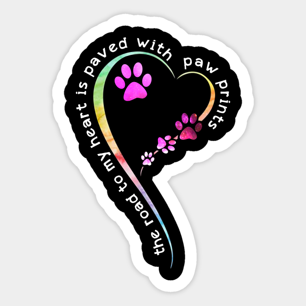 Dogs always fill the human's heart with love - Dogs - Sticker