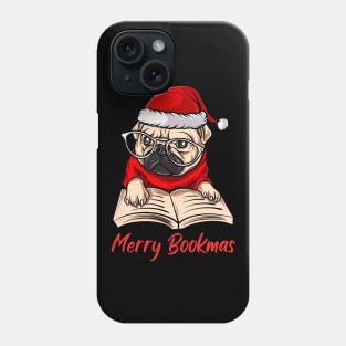 Merry Bookmas Book Lovers Christmas Phone Case