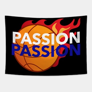 Passion for Basketball Tapestry