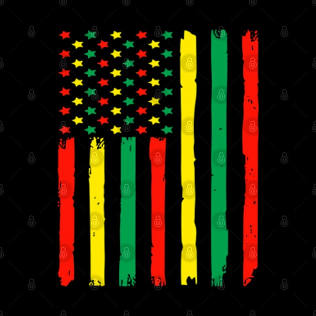 Black History Flag African American Flag by Emma Creation