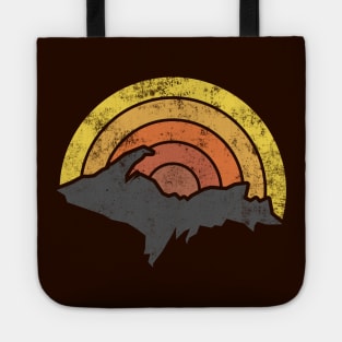 Retro Upper Peninsula Sunrise Tote