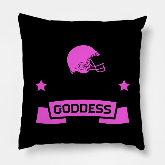 Fantasy Football Goddess Gifts for Football Lover Pillow by TheOptimizedCreative