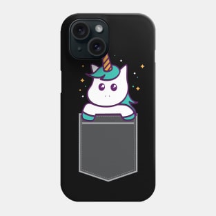 Mystical Unicorn Creature in Your Pocket Phone Case