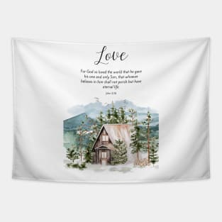 bible verse about love Tapestry