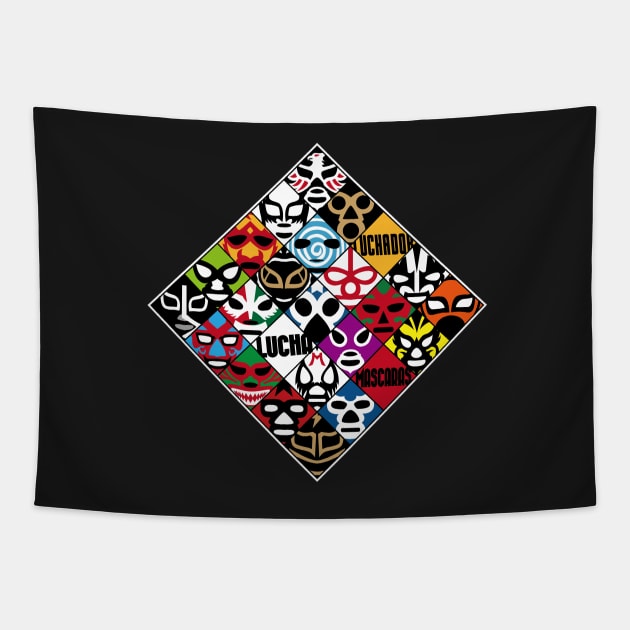 LUCHA---LIBRE Tapestry by RK58