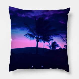 Vapor Sunrise Mauna Kea Pillow