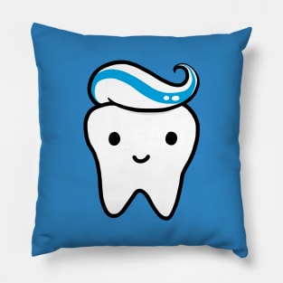 Kawaii Tooth with Toothpaste Pillow