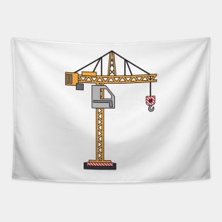 My Little Toy Crane Tapestry