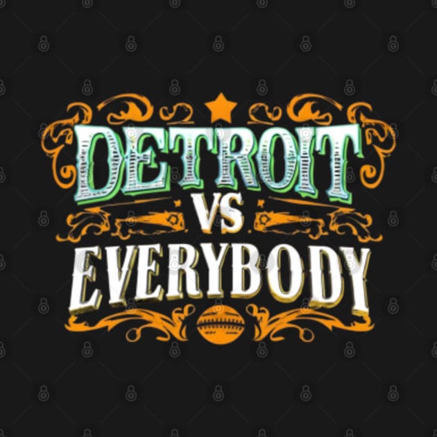 Discover Detroit vs Everybody - Detroit Vs Everybody - Crewneck Sweatshirt