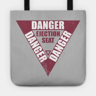 DANGER Ejection Seat (distressed) Tote