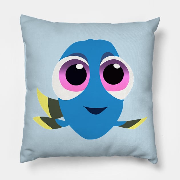 Baby Dory Pillow by mariahmilller