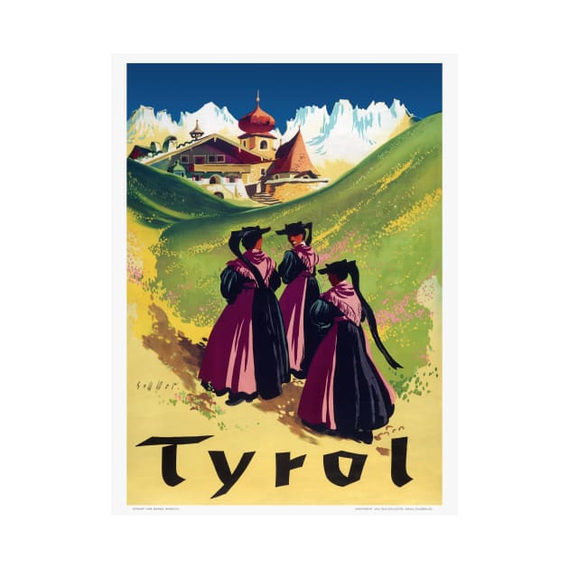 Tyrol Austria Vintage Poster 1947 by vintagetreasure