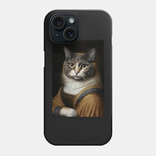 Cool portrait of a Cat Phone Case