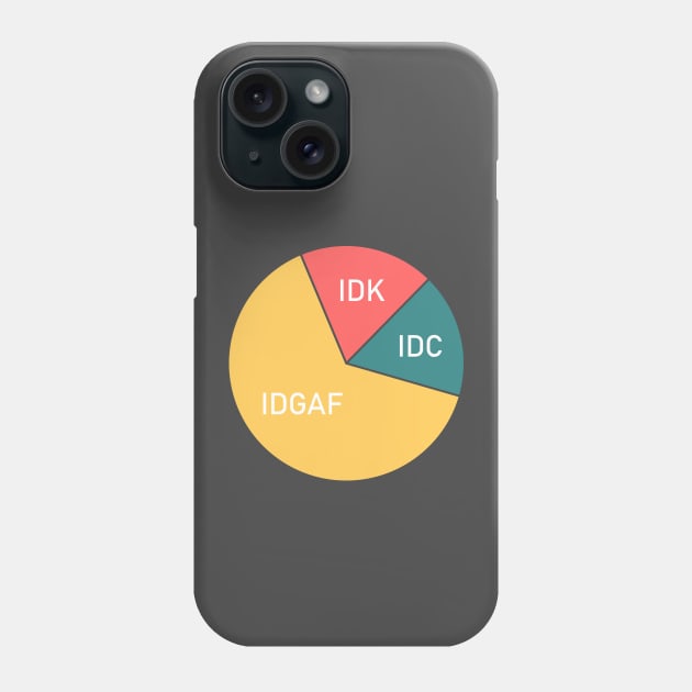 I don't care Phone Case by rakelittle