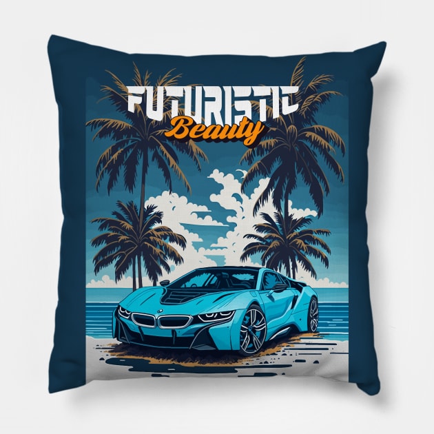 Futuristic Beauty Pillow by By_Russso