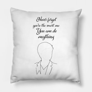 The good doctor white Pillow