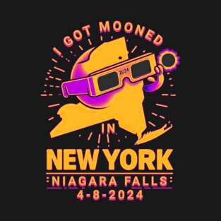 NIAGARA FALLS NY I GOT MOONED 4 8 2024 ECLIPSE T-Shirt
