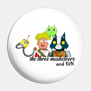 The Three Musketeers and KVN Pin