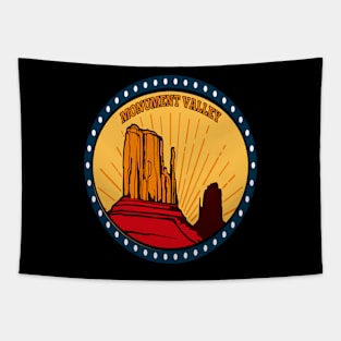 Monument Valley- Colorado Plateau Retro-Vintage Patch Tapestry