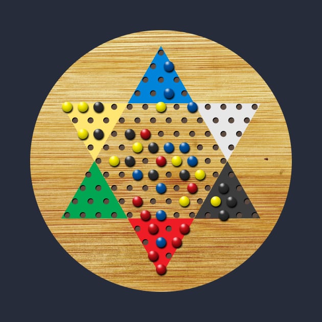 Chinese Checkers Board (new) by GloopTrekker