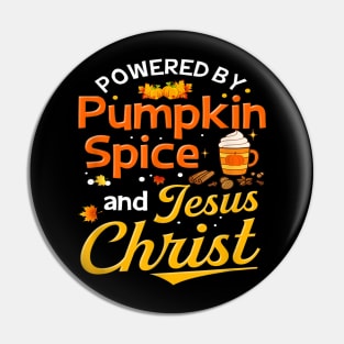 Pumpkin Spice Jesus Christ Pin