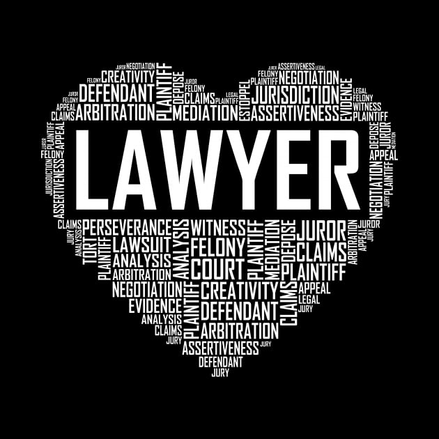 Lawyer Heart by LetsBeginDesigns