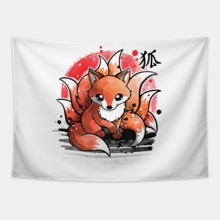 Nine tailed fox Tapestry