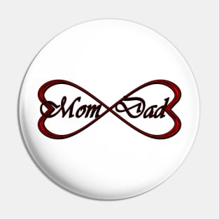 Love Mom and Dad Pin