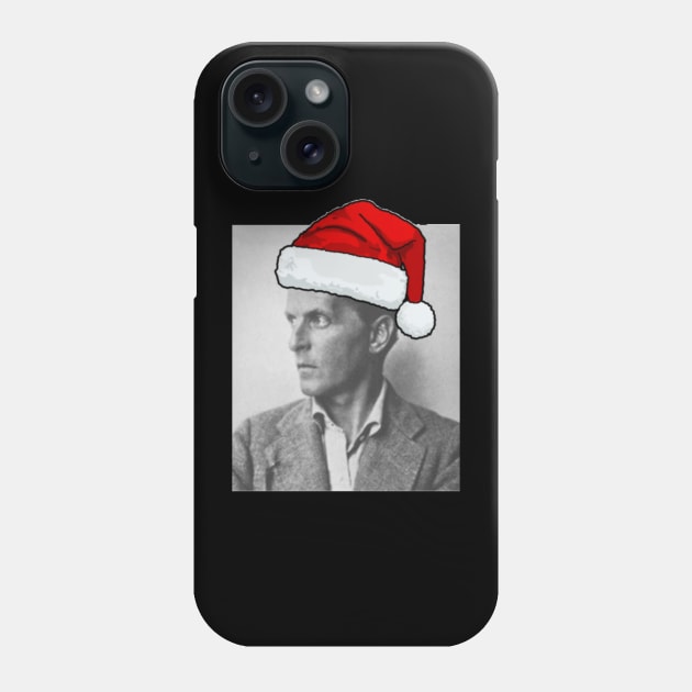 Wittgenstein Santa Phone Case by (Eu)Daimonia