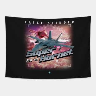 F/A18 Super Hornet  Airforce Pilot Gift Modern Warbird Tapestry