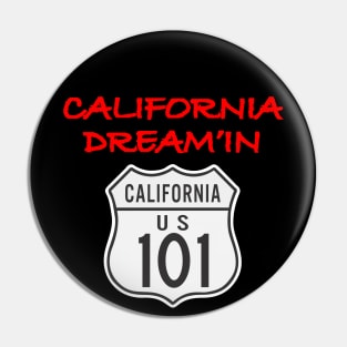 California Dreamin - California Highway 101 wo Backgrnd Pin