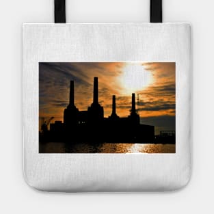 Battersea Power Station River Thames London Tote