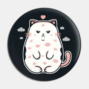 Love Cat Kisses Pin