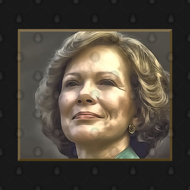 Portrait of First Lady Rosalynn Carter by TeeJaiStudio