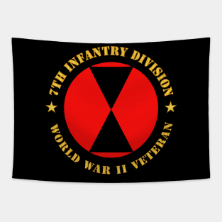 7th Infantry Division -World War II Veteran wo Bkgrd Tapestry