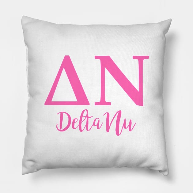 Delta Nu Pillow by fandemonium