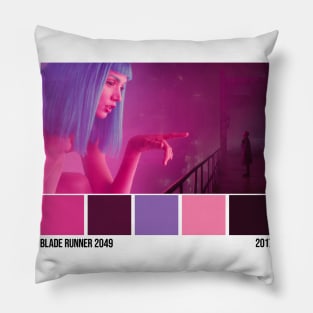 Blade Runner Color Palettes Pillow